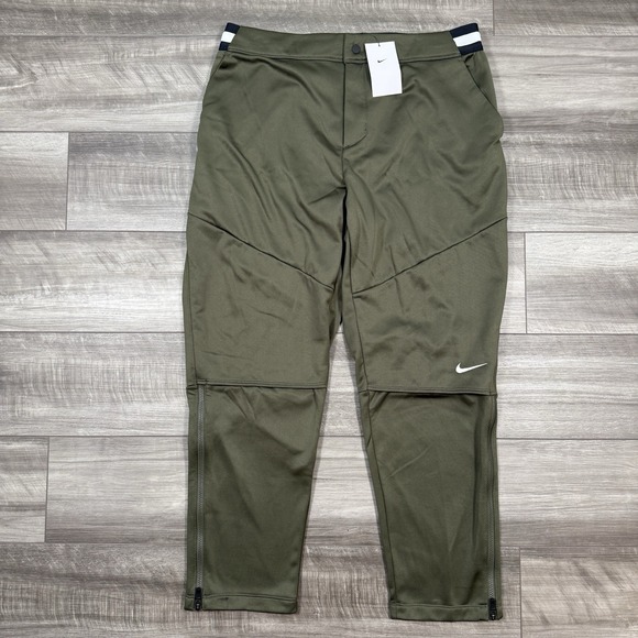Nike Golf Club Flex Waist Zipperd Cuffs Fleece Pants Men's Size Large FQ1162 NEW